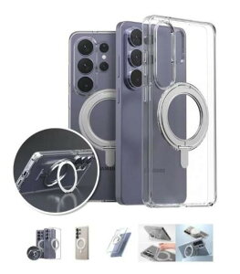 �������K�i araree �A�����[ Galaxy S26 Ultra 360°��] �����O�X�^���h�t�� Qi2 &MagSafe�Ή� DUPLE M STAND �ČRMIL�K�i �J�o�[