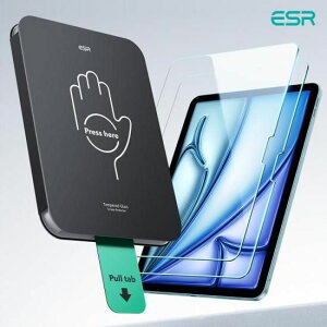 �������K�i ESR UltraFit �t���ی십���K���X�t�B���� 2������ for iPad Air 11�C���` / iPad (A16) / iPad mini (A17)