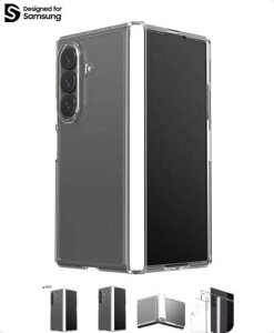 �������K�i araree �A�����[ Galaxy Z Fold8 Ultra �P�[�X DUPLE 360 �q���W�܂ŕی� �t���J�o�[�N���A�P�[�X SAMSUNG�̌����F�ؕi