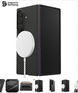 7�������� �������K�i araree �A�����[ Galaxy Z Fold8 Ultra�P�[�X ARAMEE M �q���W�܂ŕی� ���A���A���~�h�@�ۃP�[�X MagSafe�Ή� SAMSUNG�����F��