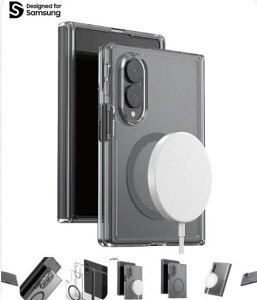 �������K�i araree �A�����[ Galaxy Z Fold8 �P�[�X DUPLE 360 M �q���W�܂ŕی� �t���J�o�[�N���A�P�[�X MagSafe�Ή� SAMSUNG����