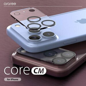 9�����{���� �������K�i araree iPhone18 Pro/18 Pro Max core CM �J������p�����K���X�t�B���� �t���J�o�[ �J���������Y�ی� �A�����[