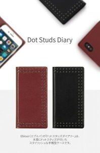 ��Eblouir�i�G�u���C�j���yiPhone XS Max 6.5�C���`�z �蒠�^ Dot Studs Diary �����������J���[�ƍ���������{�v�Ƀh�b�g�X�^�b�Y���X�^�C���b�V�� EB14406i65