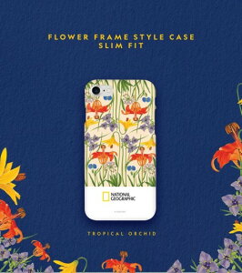 �������K�i National Geographic iPhone 8 iPhone 7 iPhone SE ��2.3���� Flower Frame Style Case Slim Fit ���R�̖�Ԃ��f�U�C�� NG13022i8 NG13023i8 NG13024i8