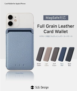 Ki SLG Design MagSafeΉ Full Grain Leather J[hP[X dgh~V[gʌnICJ[h̃^b`@\ɑΉ SD20801MS SD20802MS