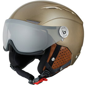 bolle (ボレー) ヘルメット BACKLINE VISOR-PREMIUM 19-20モデル　バックライン バイザー プレミアム／シャイニーゴールド&コニャック　31836 31837