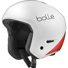 送料無料 bolle (ボレー) ヘルメット MEDALIST PURE 23-24モデル　メダリストピュア／シャイニーホワイトブラックレッド　FIS承認　BH001002-BH00103