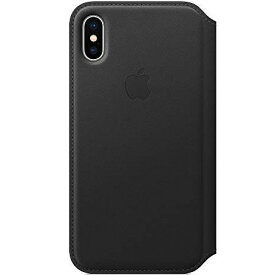 【即納】【365日毎日出荷】【アウトレット】アップル Apple 純正 iPhone X用 レザーフォリオ ブラック Leather Folio Black MQRV2FE/A