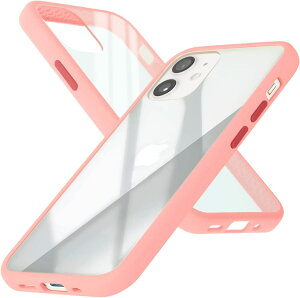 �y���[�z�y365�������o�ׁzcampino �J���s�[�m iPhone 12 mini�pAnti-shock Slim Case �ϏՌ� �X�����P�[�X �N���A �t���~���S�s���N �J���������Y�E��ʕی� 3�F�̕t�փ{�^�����J�X�^�}�C�Y �Ռ��z����8