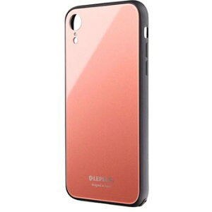 �y���[�z�y365�������o�ׁzMS�\�����[�V�����Y ���v���X LEPLUS iPhone XR�p�w�ʃK���X�V�F���P�[�X�uSHELL GLASS�v�s���N �w�ʃK���X�ɂ��������P�� ���ʂ͈���₷��TPU�f�� �����K���X�̗p �\