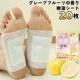 樹液シート 足裏シート グレープフルーツの香り 20枚 (78582) 40枚（65019) 120枚（78624） 日本製 足裏樹液シート 樹液 シート 足裏 足裏樹液 脚 足 フットケア 解消 グッズ MS樹液シート むくみケア 寝てる間に 貼る まとめ買い 大容量 送料無料 【ms】