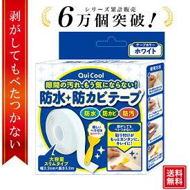 ＼楽天10冠達成／【レビュー特典付き】防カビテープ 防水テープ 大容量 マスキングテープ 隙間テープ トイレ コンロ キッチン 汚れ防止 汚れ防止テープ すきま スリムタイプ (幅2.2cm×長さ3.2m)