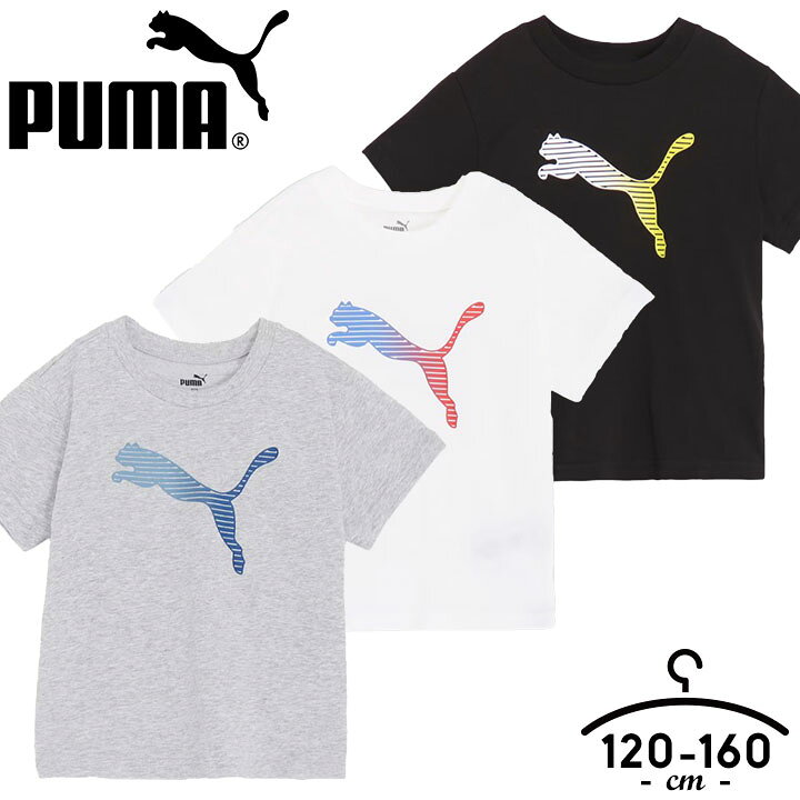楽天市場】プーマ PUMA 半袖Tシャツ キッズ ジュニア 男の子 春夏 