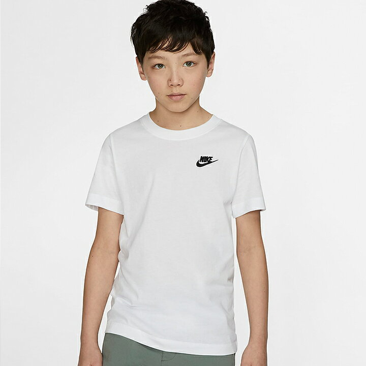 楽天市場】ナイキ 半袖Tシャツ キッズ ジュニア 男の子 女の子 白T 