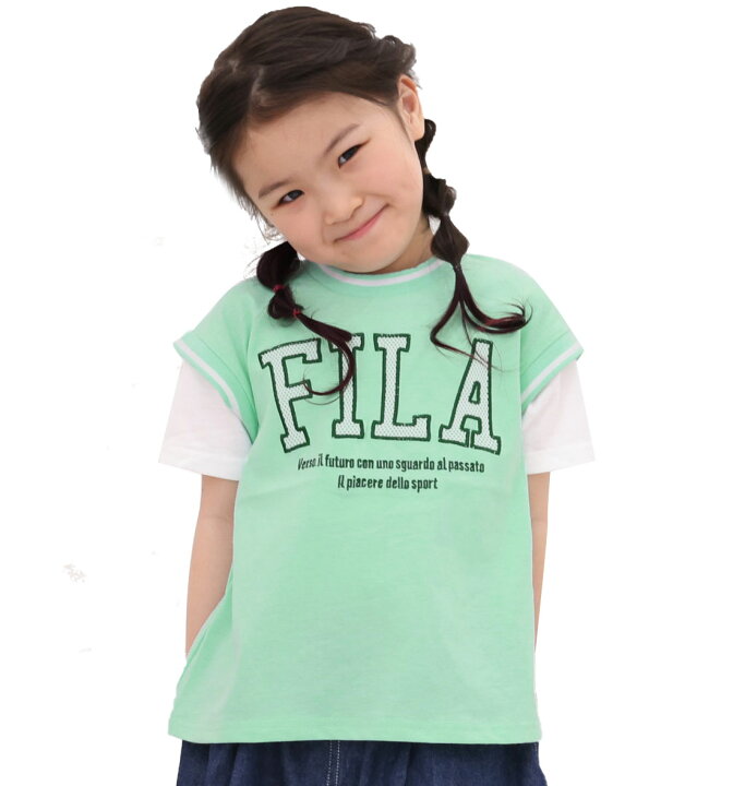 楽天市場】【本日P5倍】フィラ FILA tシャツ 半袖 キッズ 女の子 半袖t  