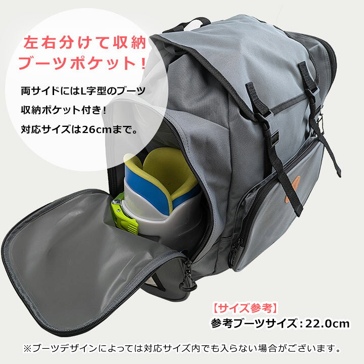 楽天市場】【P5倍/14日20時〜】スキーバッグ ブーツバッグ リュック 