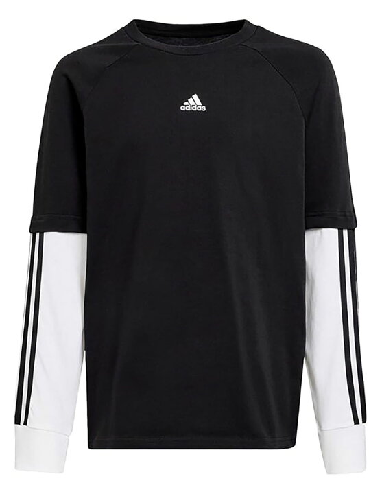 楽天市場】Tシャツ 長袖 アディダス キッズ ジュニア 男の子 130cm 