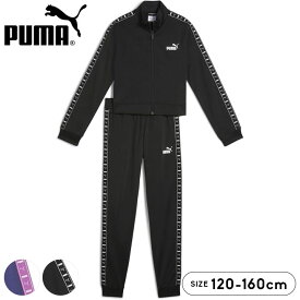 プーマ ジャージ キッズ ジュニア 女の子 上下セット 120cm 130cm 140cm 150cm 160cm puma おしゃれ 春夏秋 子供用 ジャケット パンツ 小学生 小学校 中学生 中学校 運動会 体育 スポーツウェア ランニング