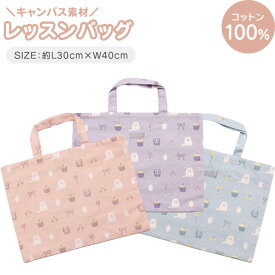 レッスンバッグ トートバッグ キャンバス 女の子 手提げ 絵本バッグ かばん 入園入学準備 キッズ おしゃれ 子供用 通園 幼稚園 保育園 小学校 ピンク ブルー ライラック 新入学