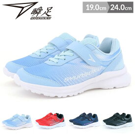 瞬足 スニーカー シューズ キッズ ジュニア 男の子 女の子 上履き 上靴 子供 2E 19cm 20cm 21cm 22cm 23cm 24cm ブラック ネイビー レッド サックス イエロー 小学校 小学生 春夏秋 子供靴 おしゃれ シュンソク