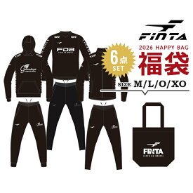 福袋 2026 サッカー フットサル メンズ FINTA フィンタ 6点セット 福袋 2026年 M L O XO 春秋冬 大人用 おしゃれ 長袖 スウェット 上下セット ウォームアップ スポーツウェア トップス ボトムス パンツ サッカー フットサル 新春福袋