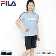 フィラ FILA 子供服 上下セット 半袖 Tシャツ ハーフパンツ キッズ ジュニア 女の子 夏服 ブランド ロゴ…