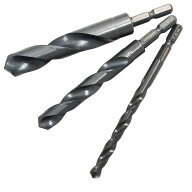 六角軸鉄工ドリル MANSHIN 7mm～15.0mm 六角軸鉄用錐 メール便送料無料 鉄錐　ビット 電動ドライバー イ…