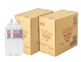 硝酸態窒素ゼロ ミネラルウォーター 非加熱生天然水 リセットタイム 2L×12本 (6本入×2箱) メーカ直送品　　代引決済不可 7年 保存 アルカリ 生天然水 ナチュラル 長期保存可能 水 備蓄水 water 水 ペットボル ResetTime