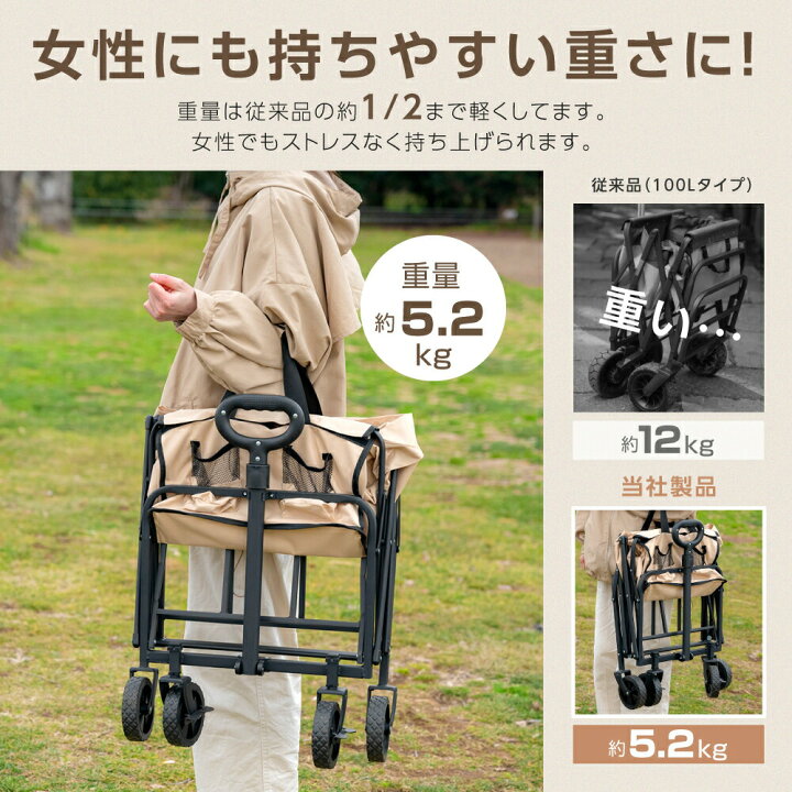 楽天市場】【45％OFFクーポン配布中】South Light アウトドアワゴン 