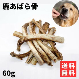 〈鹿あばら骨60g〉 鹿の骨 エゾ 鹿 あばら骨 犬 骨 鹿骨 アバラ骨 犬おやつ骨 エゾシカ エゾ鹿 大型犬 小型犬 中型犬 ボーン おやつ 無添加 国産 犬用 あばら デンタルケア 噛む 犬用おやつ 犬のおやつ 犬のえさ たんぱく質 高齢犬 シニア