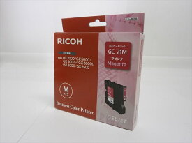 GC21M：515629：RICOH リコーGXカートリッジ マゼンタ純正品 Mサイズカートリッジ【わけ有り】箱汚れ／ダメージ／使用推奨期限：02.2021