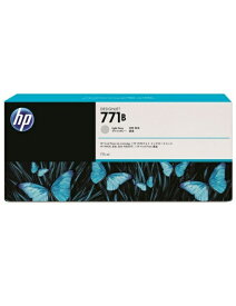 HP　HP771B　インクカートリッジ(ライトグレー775ml)　B6Y06A【純正品】［送料無料］こちらの商品は海外輸入品となり、メーカーの在庫状況によってはお届けまでに1か月程度のお時間を頂く場合がございます。あらかじめご了承ください。