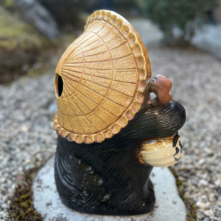 楽天市場】福ひねり狸 かわいい 置物 陶器 信楽焼 たぬき 和風 