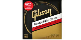 GIBSON（ギブソン） アコギ フォスファーブロンズ弦 Coated Phosphor Bronze Acoustic Guitar Strings, Medium Gauge
