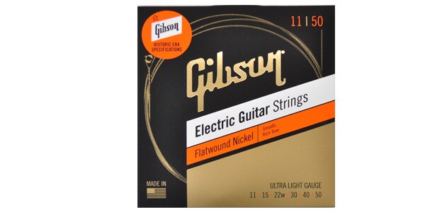 魅力的なGIBSON（ギブソン） エレキギター弦 SEG-FW11 Flatwound