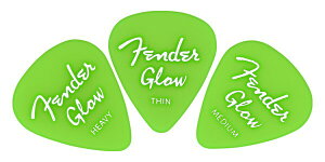 FENDER�i�t�F���_�[�j �s�b�N�E�e�B�A�h���b�v Glow In The Dark 351 Picks