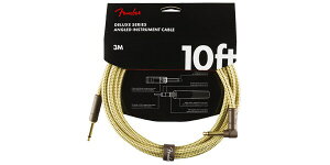 FENDERitF_[j tH-L^tH Deluxe Series Instrument Cable Tweed S/L 3m