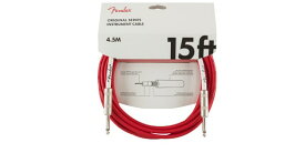 FENDER（フェンダー） フォン-フォン(楽器) Original Series Instrument Cable S/S 4.5m Fiesta Red