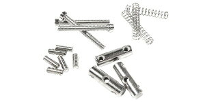 FENDERitF_[j M^[pubW Pure Vintage '58 Telecaster Saddle Kit, Nickel