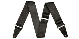 FENDER（フェンダー） 革製ストラップ Tooled Leather Guitar Strap, 2", Black