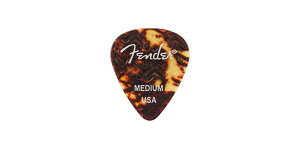 FENDER�i�t�F���_�[�j �s�b�N�E�e�B�A�h���b�v 351 SHAPE WAVELENGTH CELLULOID PICKS Tortoise Shell, Medium