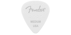 FENDER�i�t�F���_�[�j �s�b�N�E�e�B�A�h���b�v 351 SHAPE WAVELENGTH CELLULOID PICKS White, Medium