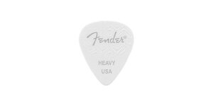 FENDER�i�t�F���_�[�j �s�b�N�E�e�B�A�h���b�v 351 SHAPE WAVELENGTH CELLULOID PICKS White, Heavy