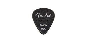 FENDER�i�t�F���_�[�j �s�b�N�E�e�B�A�h���b�v 351 SHAPE WAVELENGTH CELLULOID PICKS Black, Extra Heavy