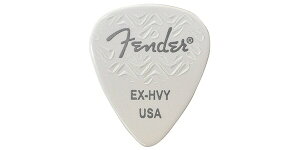 FENDER�i�t�F���_�[�j �s�b�N�E�e�B�A�h���b�v 351 SHAPE WAVELENGTH CELLULOID PICKS White, Extra Heavy