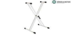 K&M(ケーアンドエム) 18993 White キーボードスタンドX型