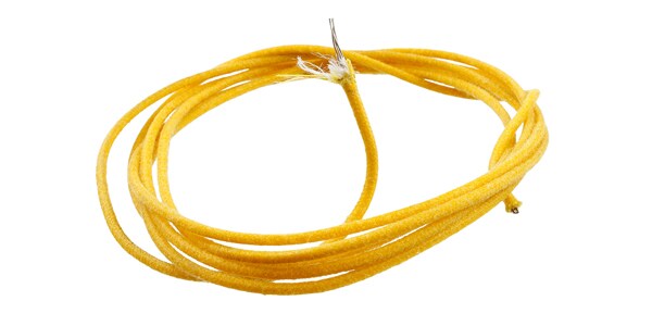 ALLPARTS（オールパーツ） 電子パーツ 配線キット GW-0820-020 Yellow Vintage Style Cloth Wire