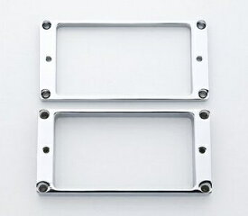 ALLPARTS（オールパーツ） PUカバー/エスカッション PC-5436-010 Metal Humbucking Ring Set Chrome