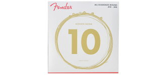 FENDER�i�t�F���_�[�j �A�R�[�X�e�B�b�N�M�^�[�� 80/20 Bronze Acoustic Strings Ball End 70XL .010-.048 Gauges