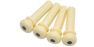 ALLPARTS（オールパーツ） ベース用ブリッジ BP-0677-028 Cream Grooved Acoustic Bass Bridge Pins